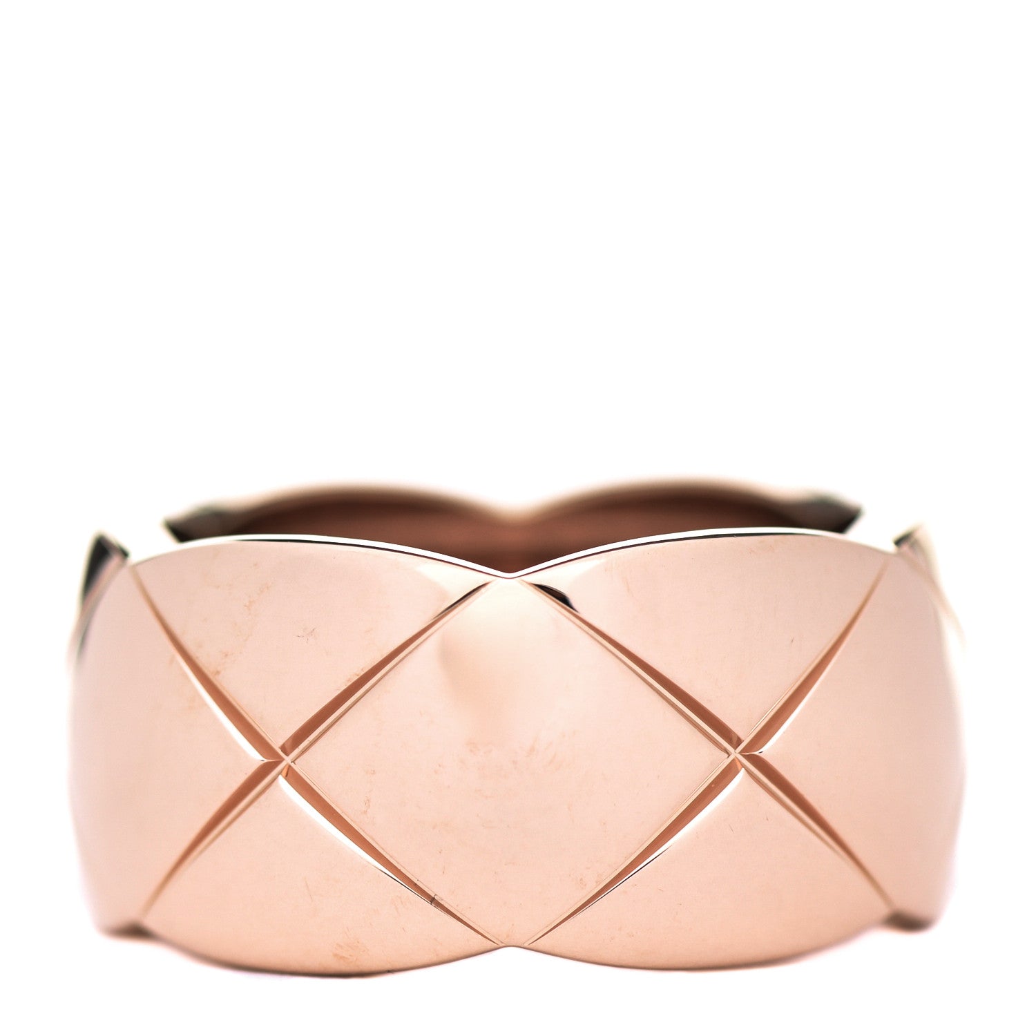 Chanel 18K Beige Gold Medium Coco Crush Ring 58 8.5 3 of 6
