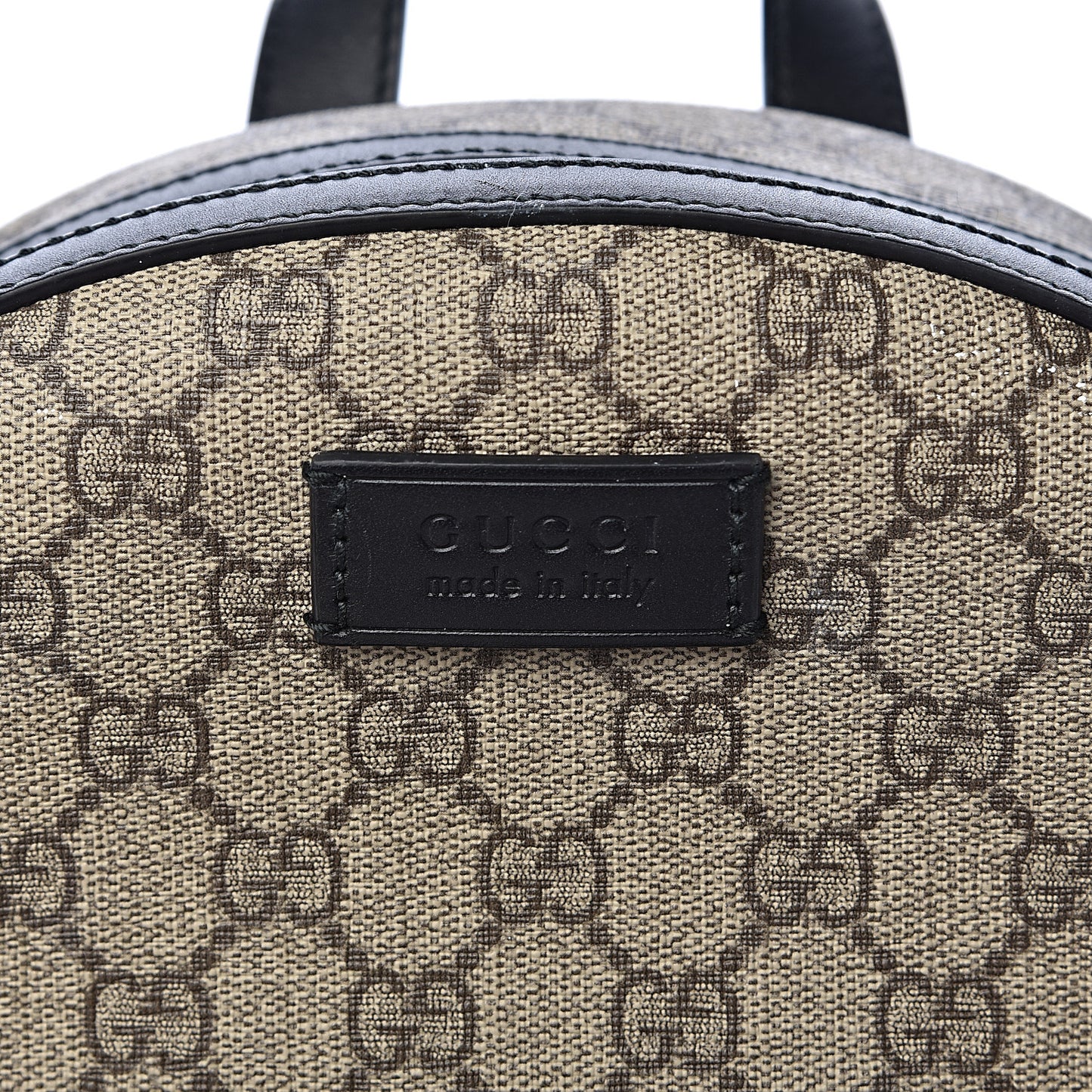 GG Supreme Monogram Small Eden Day Backpack Black