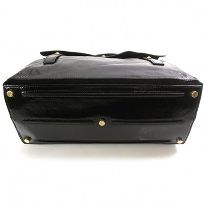 Saint Laurent Patent Muse Two Tote Black 4 of 10