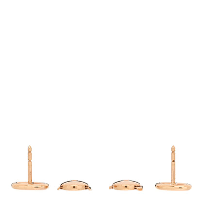 Hermes 18K Rose Gold TPM Farandole Stud Earrings 3 of 5