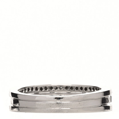 Damiani 18K White Gold Diamond Belle Epoque Band Ring 55 7.25 3 of 5