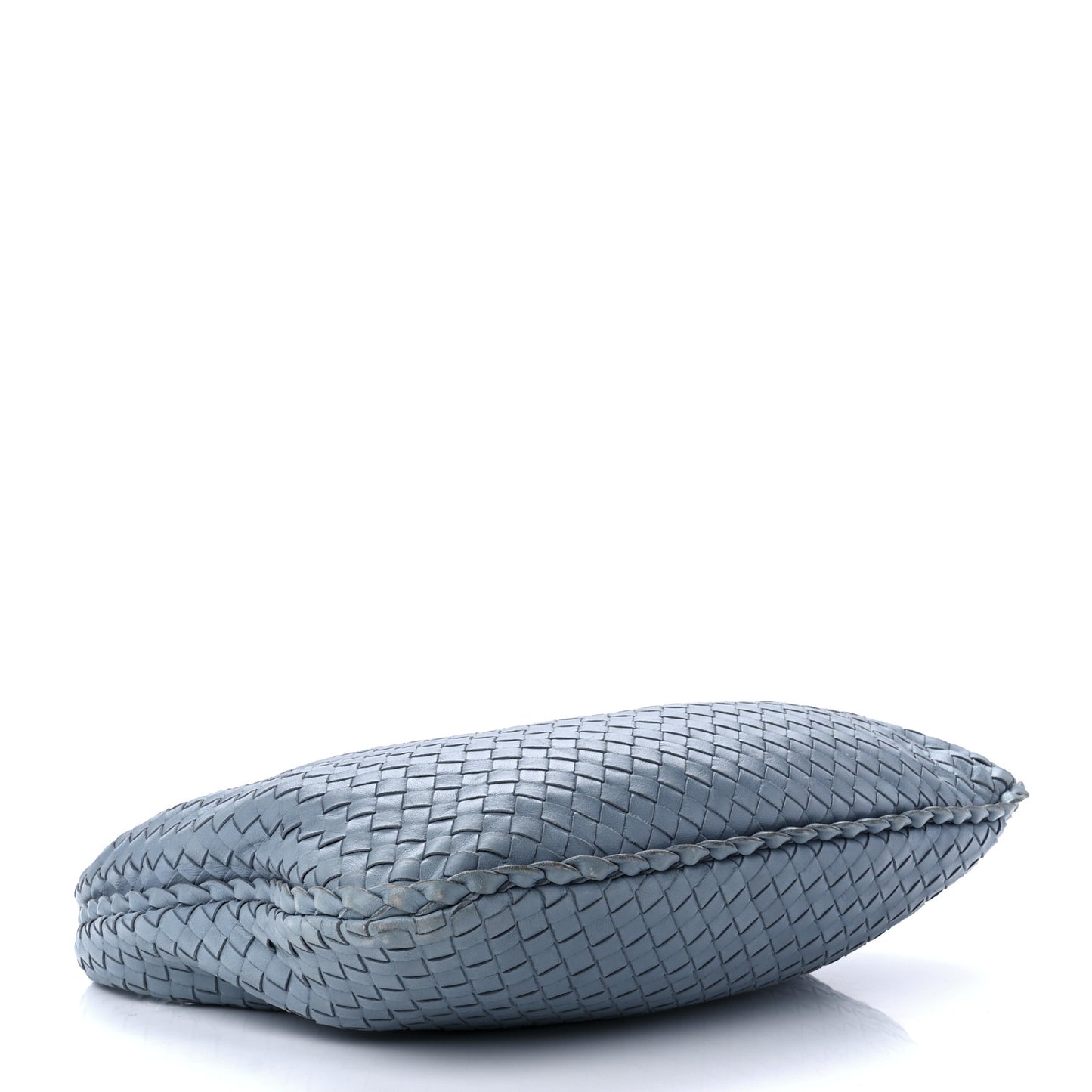 Nappa Intrecciato Medium Veneta Hobo Blue