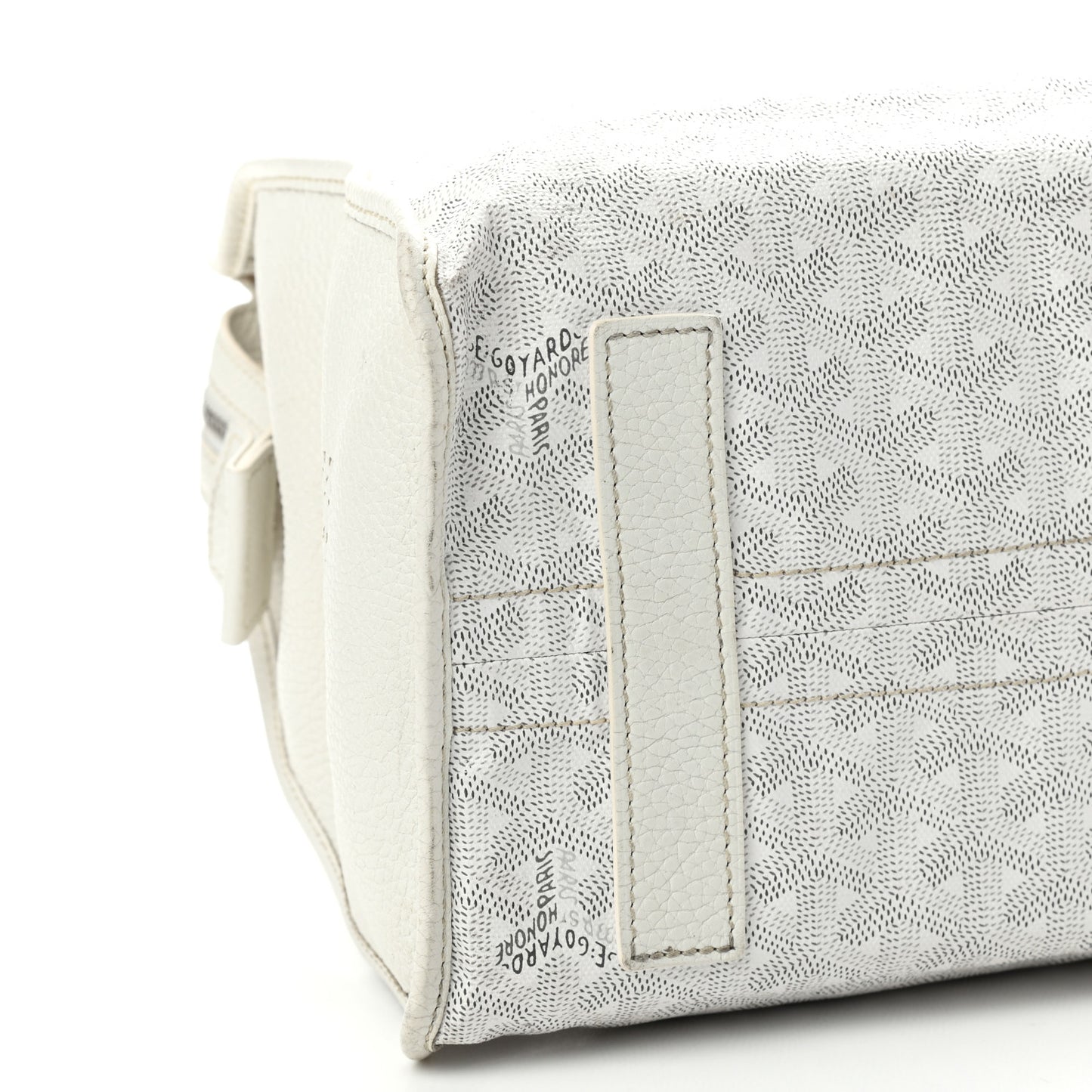 Goyardine Sac Hardy Pet Carrier PM White