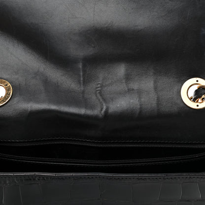 Chanel Alligator Jumbo Single Flap Black 11 of 12