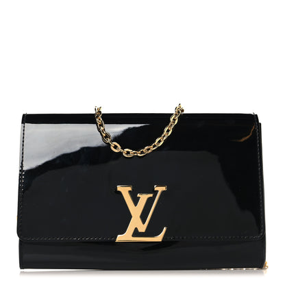 Louis Vuitton Patent Chain Louise GM Black 1 of 10