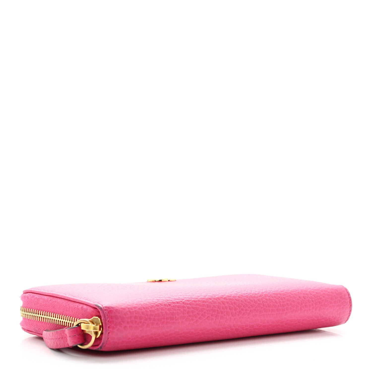 Gucci Dollar Calfskin GG Marmont Zip Around Wallet Box Pink 4 of 8