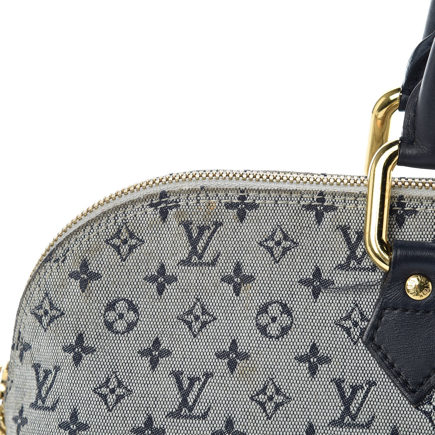 Louis Vuitton Mini Monogram Alma Long Blue 22 of 24