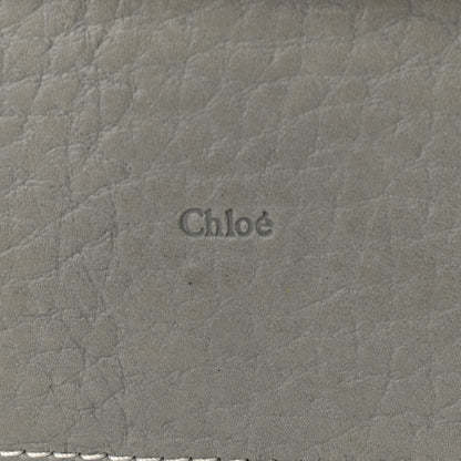 Chloe Grained Calfskin Medium Sally Flap Bag Grey 14 of 15