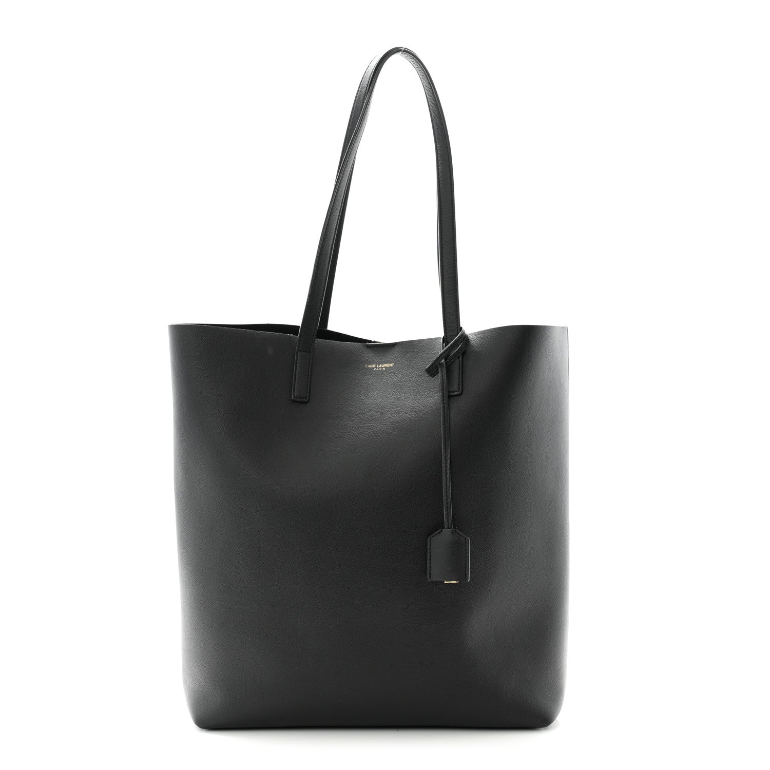Saint Laurent Calfskin North-South Shopping Tote Black 1 of 12