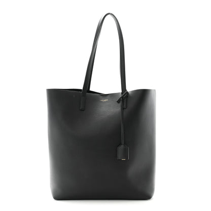 Saint Laurent Calfskin North-South Shopping Tote Black 1 of 12