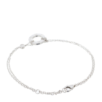Cartier 18K White Gold Diamond LOVE Bracelet 2 of 5