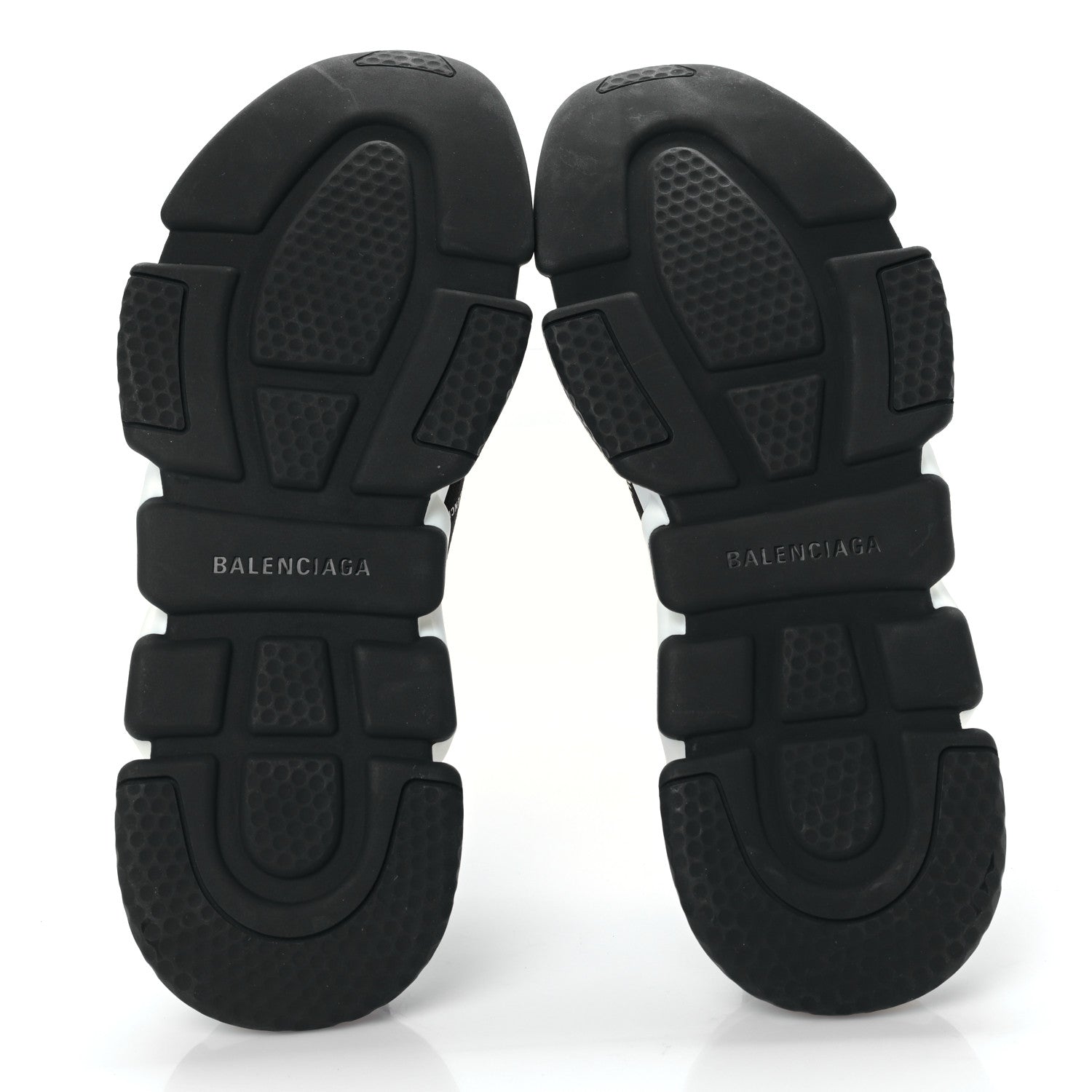 Balenciaga Neoprene Knit Allover Logo Bi-Color Sole Mens Speed Sneakers 10 Black White 5 of 8