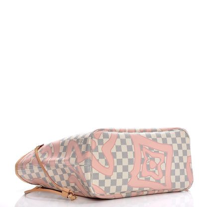 Louis Vuitton Damier Azur Tahitienne Neverfull MM 4 of 10