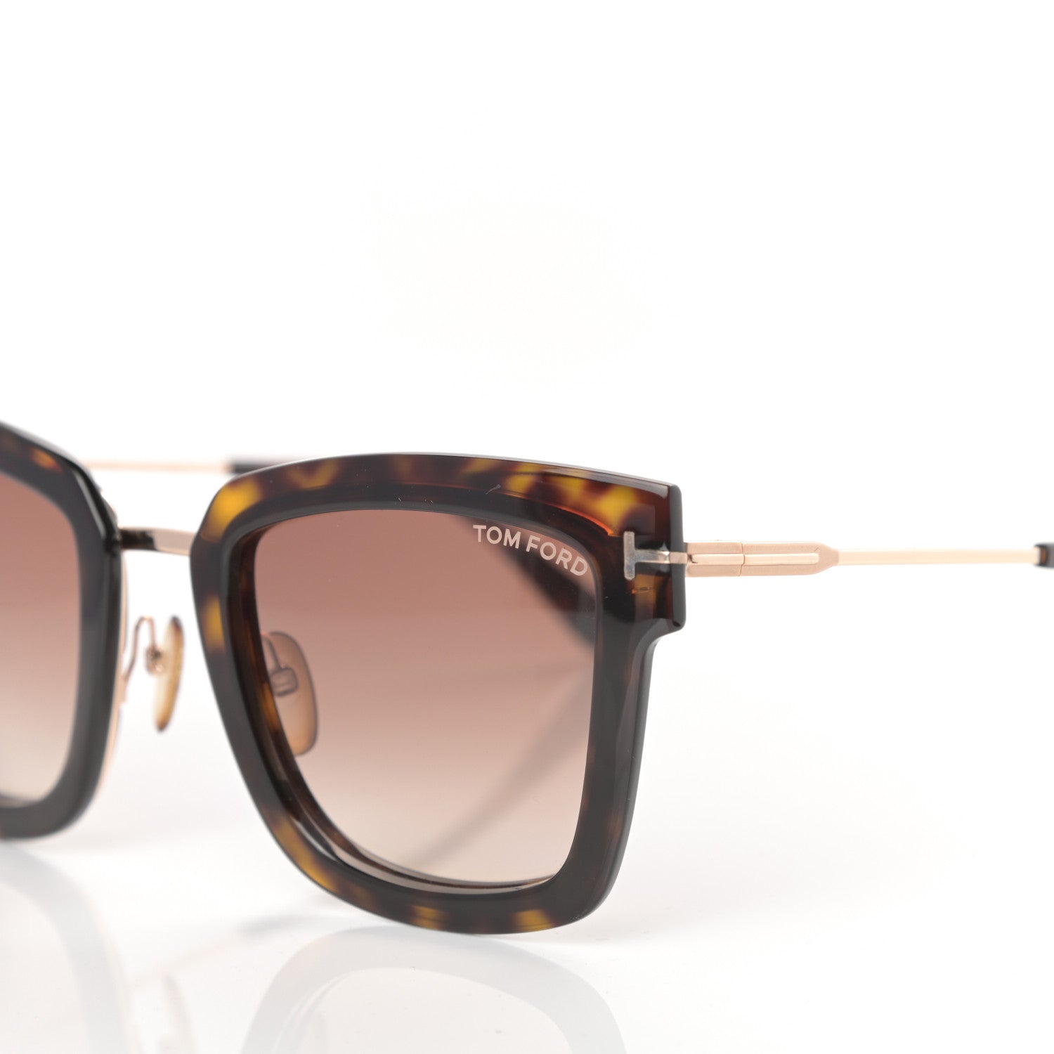 Tom Ford Acetate Lara Sunglasses TF573 Black 7 of 8