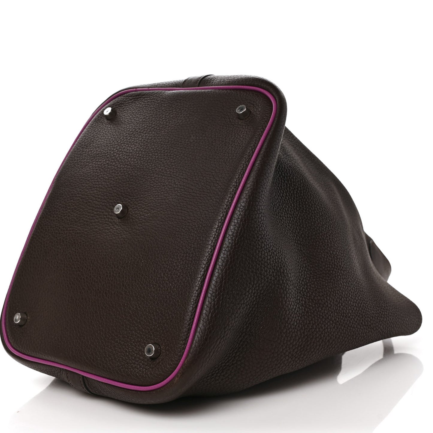 Taurillon Clemence Swift Eclat Picotin Lock 22 MM Ebene Cyclamen