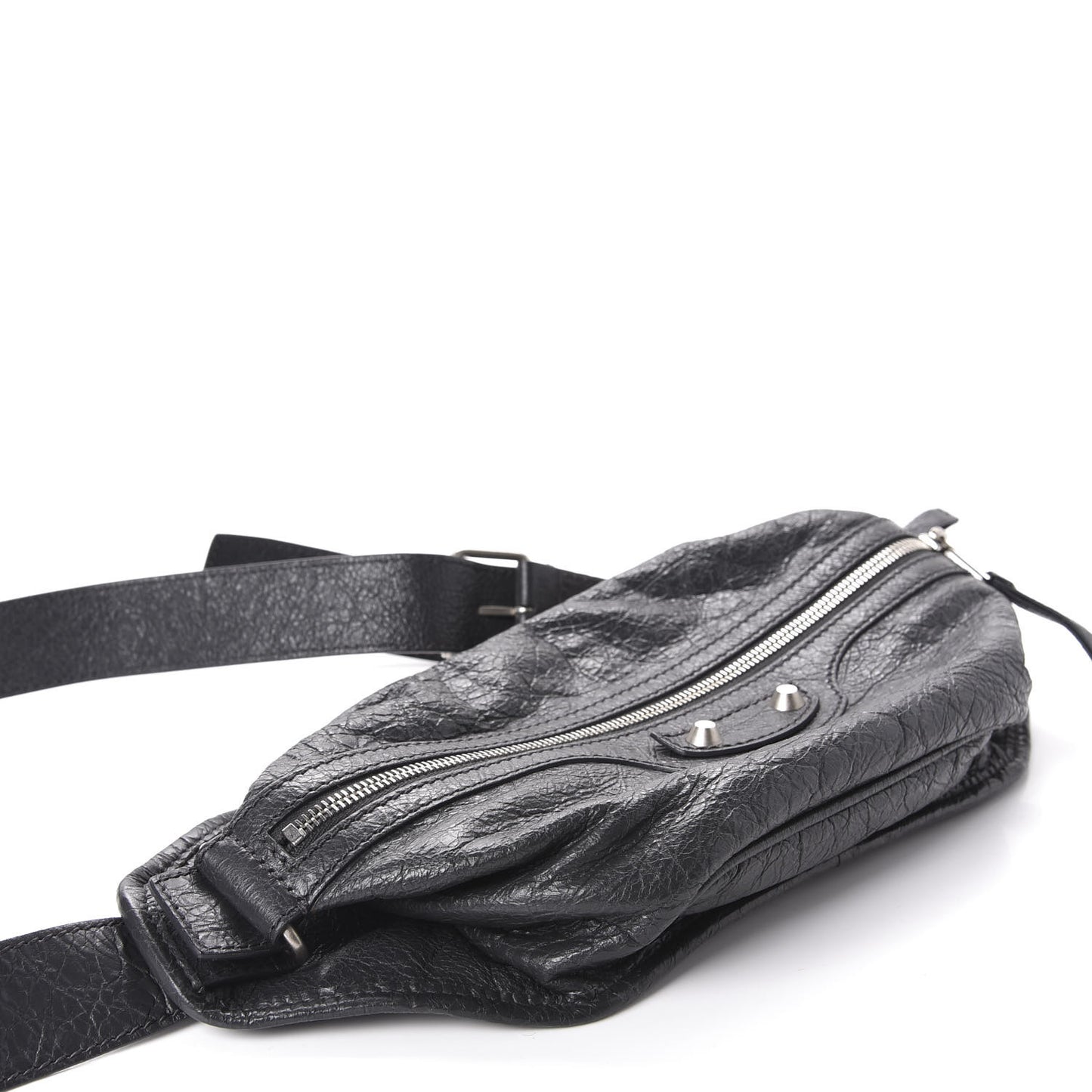 Lambskin Classic Hardware Neo Lift Hip Bag Gris Fossile