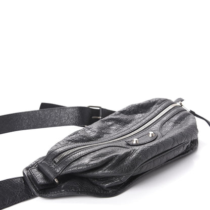 Balenciaga Lambskin Classic Hardware Neo Lift Hip Bag Gris Fossile 4 of 10