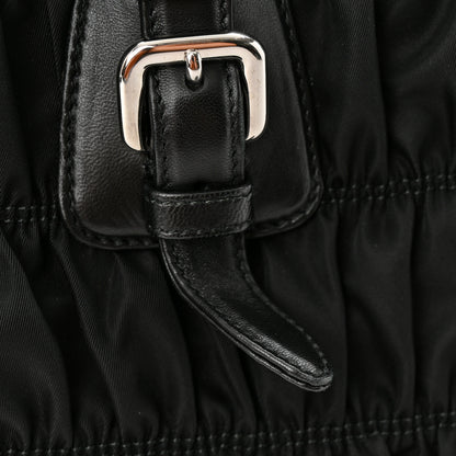 Prada Tessuto Nylon Gaufre Shopping Satchel Black 13 of 14