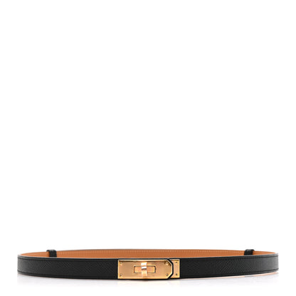 Hermes Epsom Kelly Belt Black 1 of 3