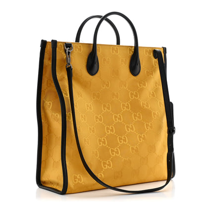 Gucci Econyl Nylon Monogram Off The Grid Long Tote Bag Crop Black 3 of 13