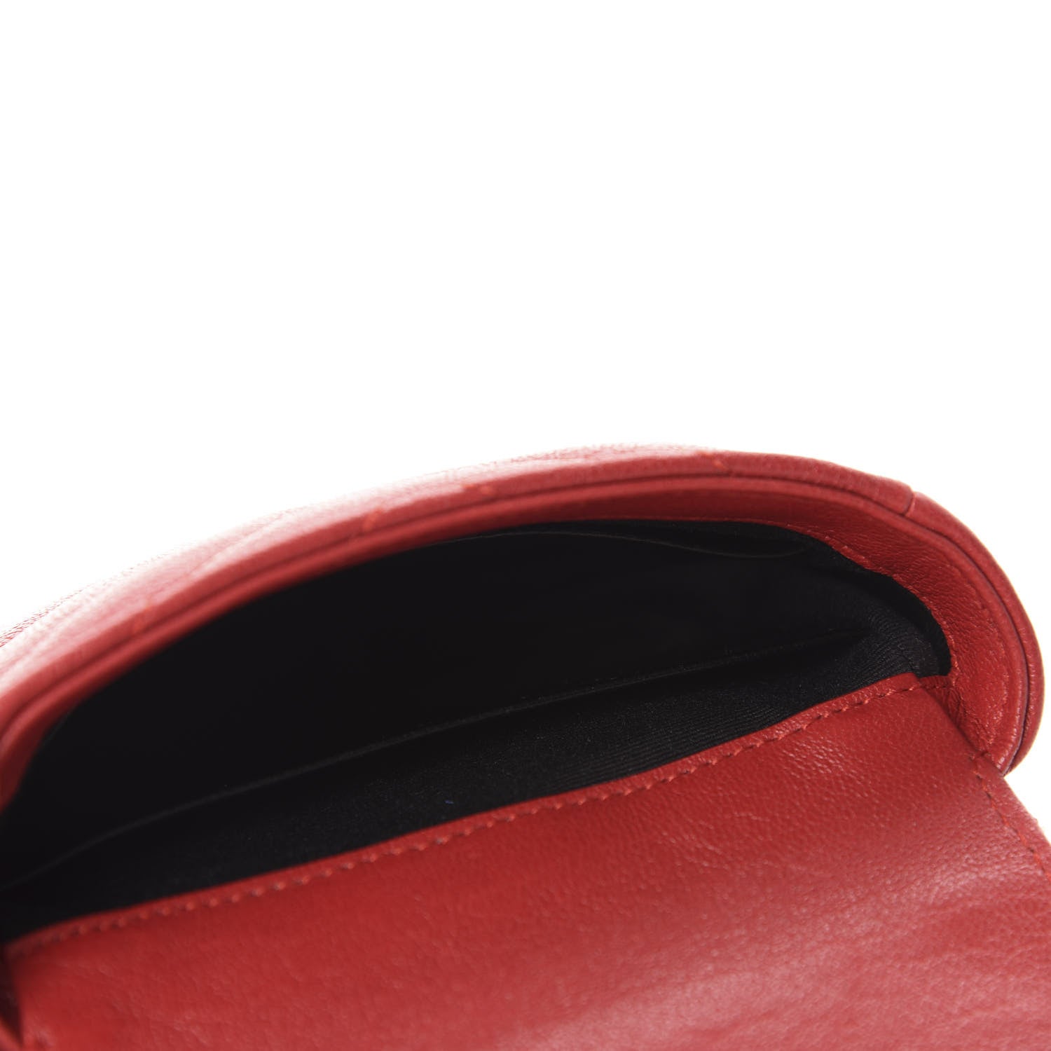 Saint Laurent Sheepskin Matelasse Monogram Mini College Bag New Red 5 of 6