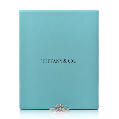 Tiffany Platinum Diamond Enchant Flower Ring 49 5 7 of 7