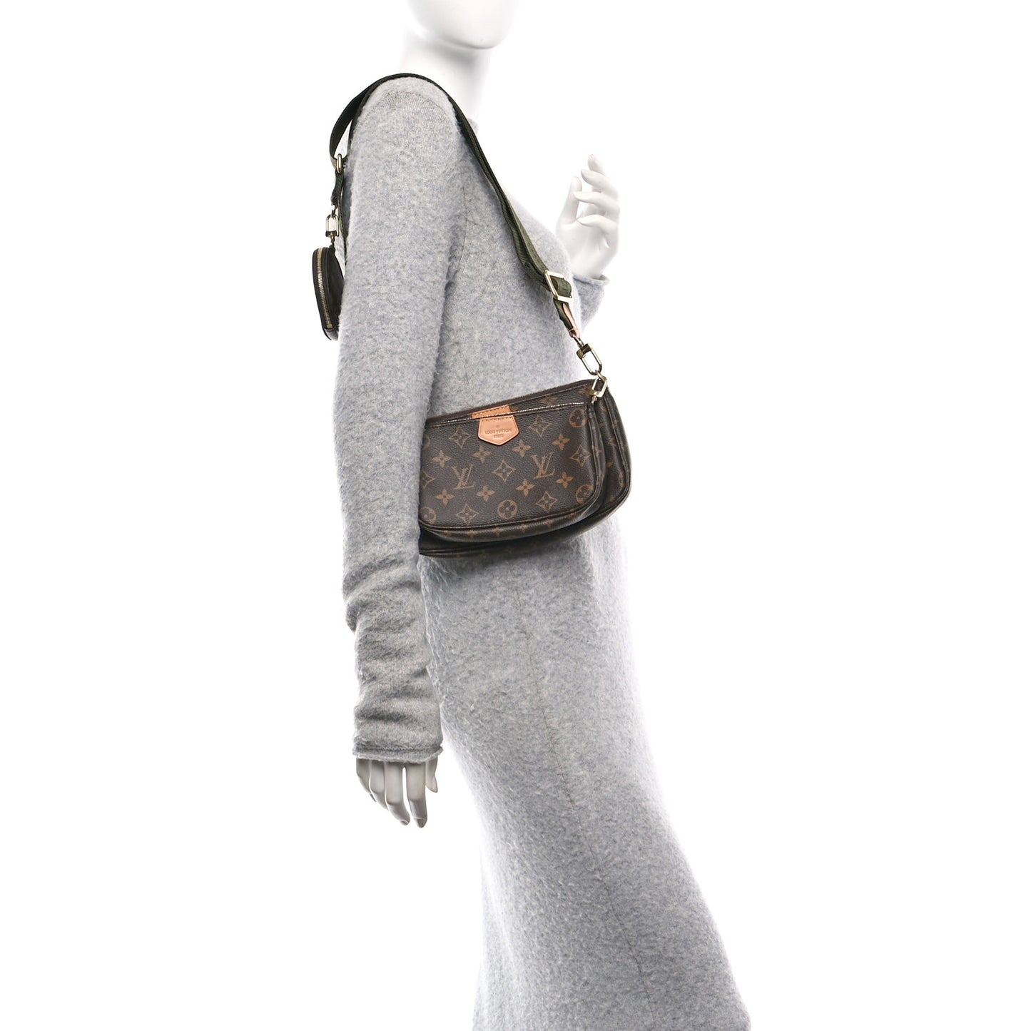 Monogram Multi Pochette Accessories Kaki