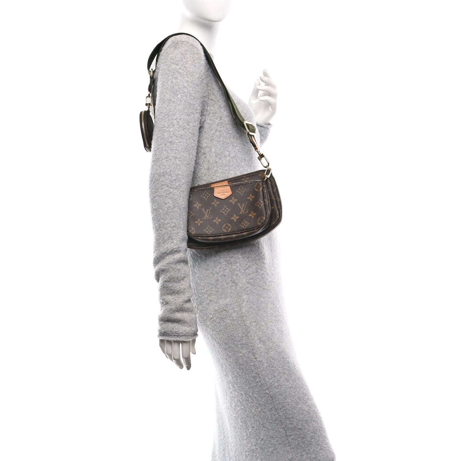 Louis Vuitton Monogram Multi Pochette Accessories Kaki 2 of 10