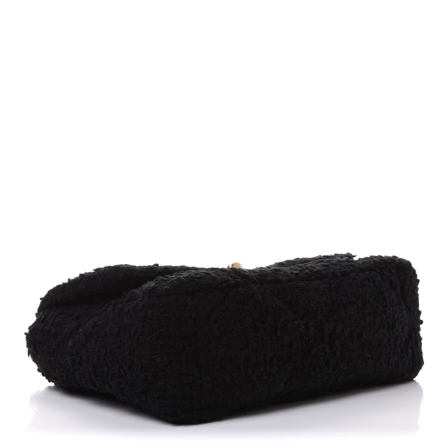 Chanel Tweed Quilted Medium Chanel 19 Flap Black 4 of 11