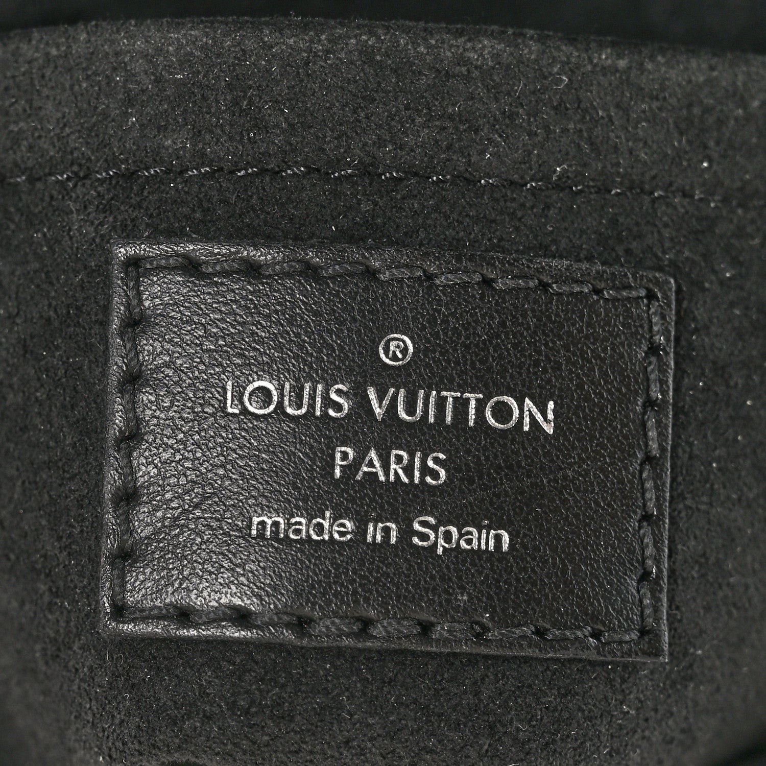 Louis Vuitton Calfskin Monogram Print Camera Box Black 6 of 8
