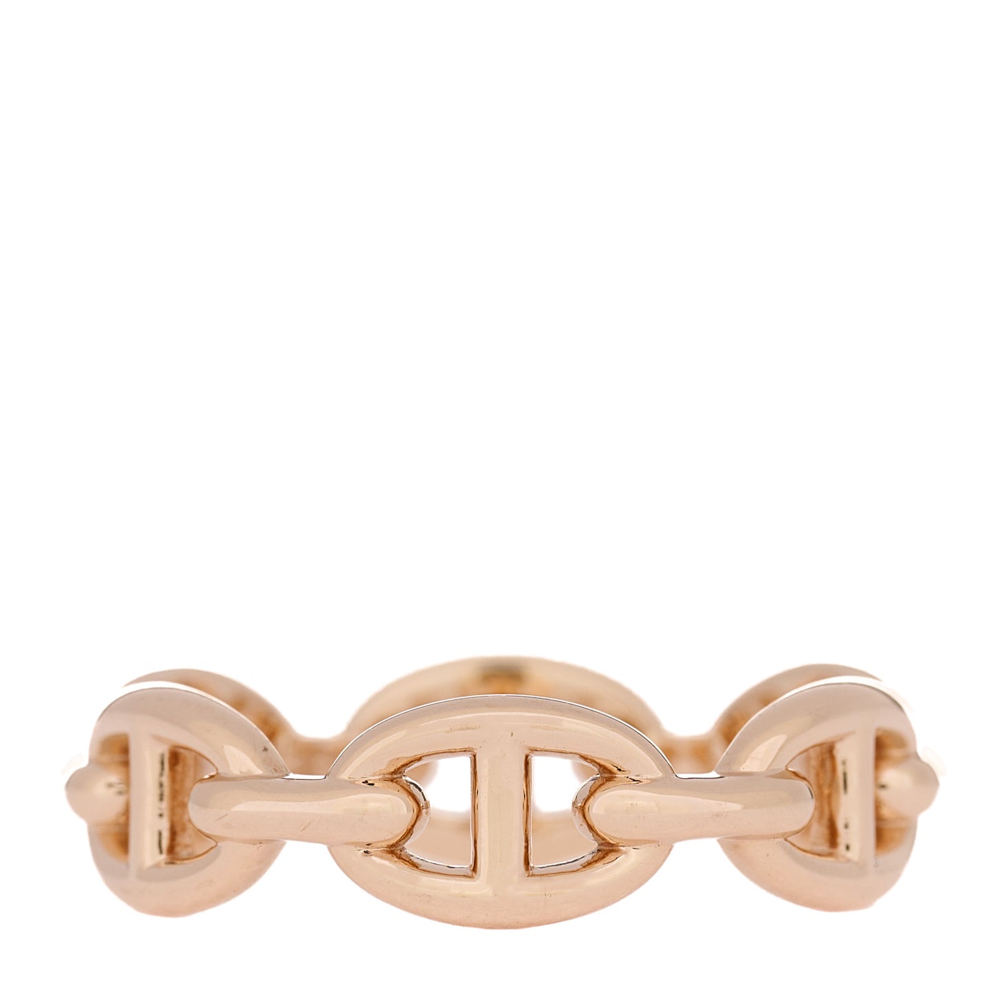 18K Rose Gold PM Chaine d'Ancre Enchainee Ring 57 8