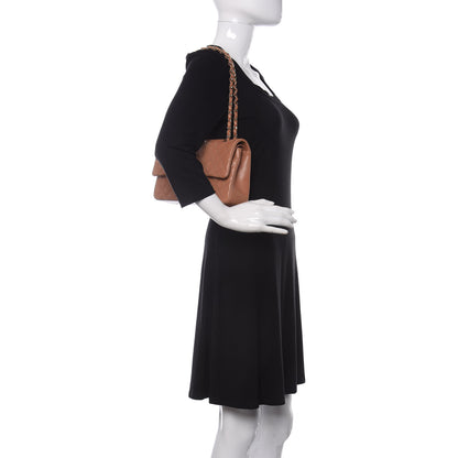 Chanel Lambskin Quilted Medium Double Flap Brown 2 of 10