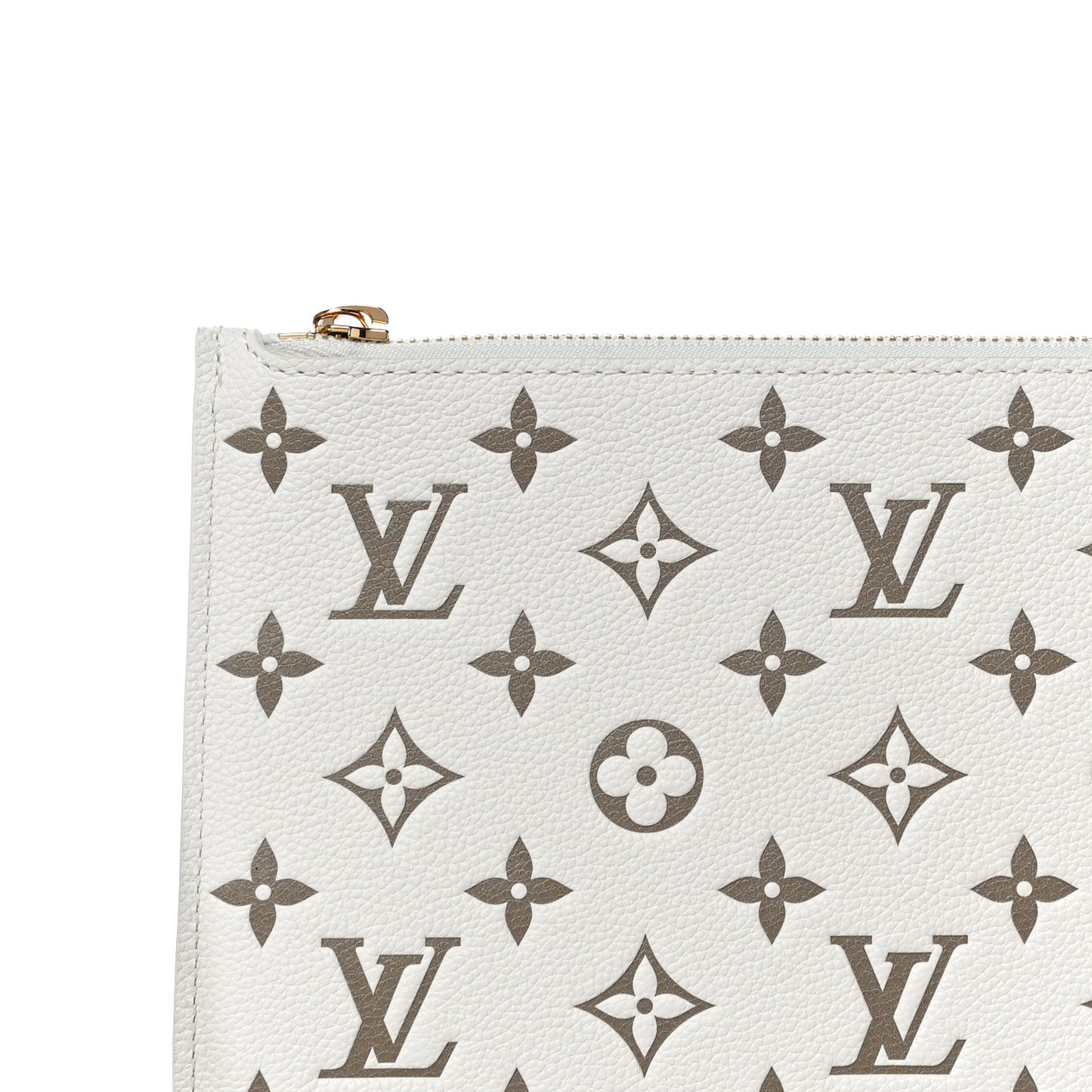 Empreinte Monogram Spring In The City Neverfull Pochette MM Kaki Beige Cream