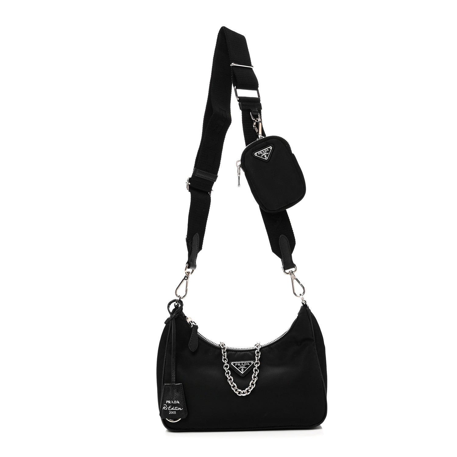 Prada Nylon Re-Edition 2005 Shoulder Bag Black 1 of 9