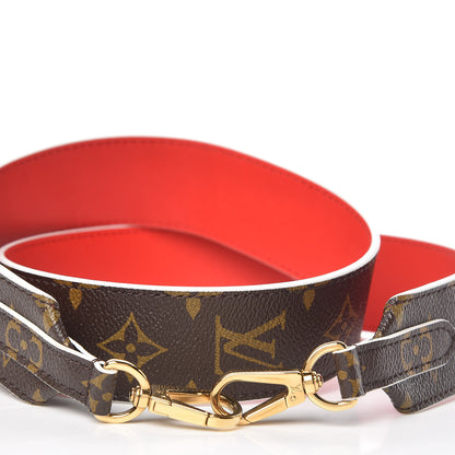 Louis Vuitton Monogram Bandouliere Shoulder Strap Red 3 of 5