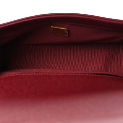 Chanel Caviar Quilted Small Boy Flap Burgundy 5 of 10