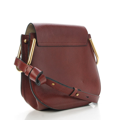Chloe Grained Calfskin Small Hudson Tassel Shoulder Bag Sienna Red 3 of 16
