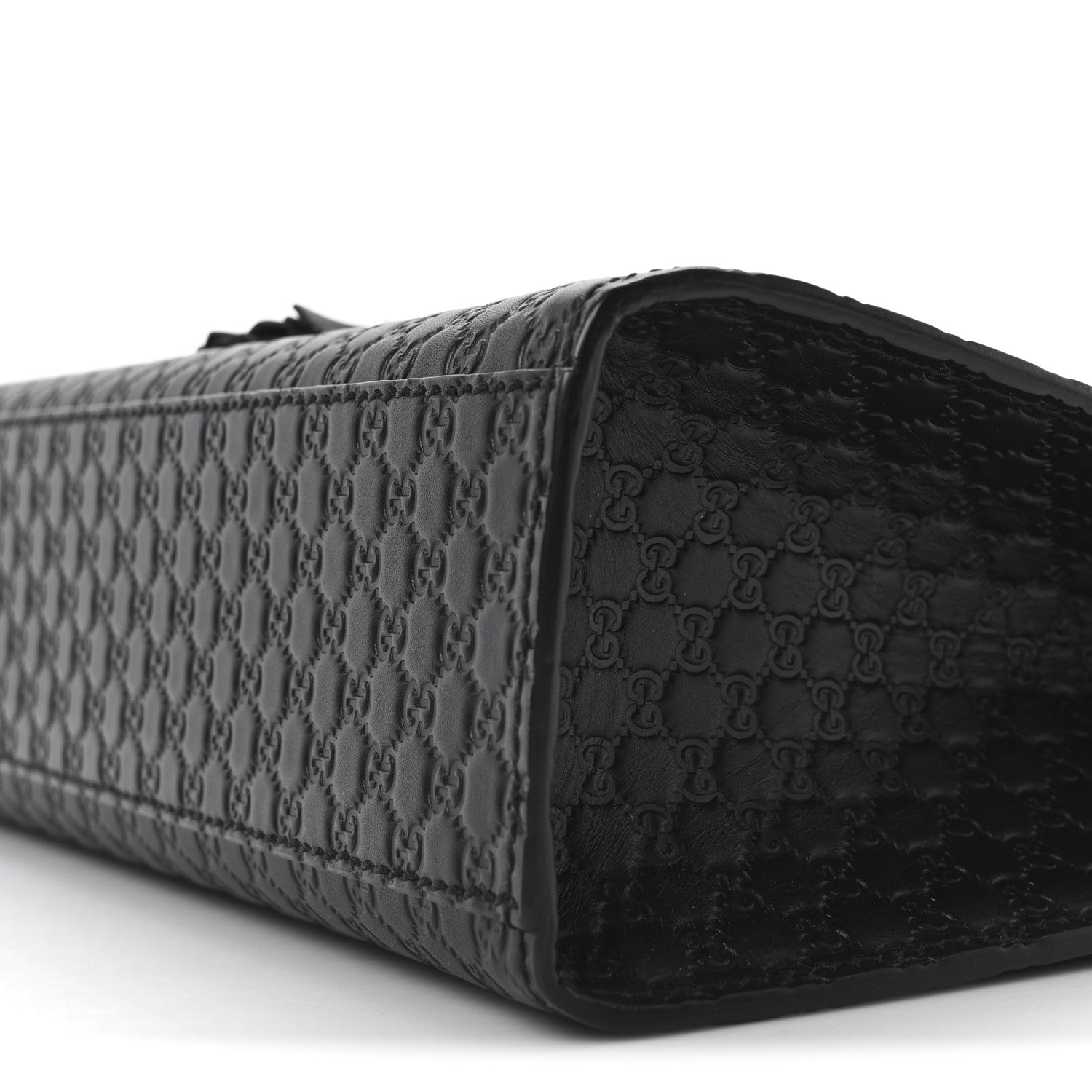 Gucci Microguccissima Medium Emily Chain Shoulder Bag Black 10 of 10