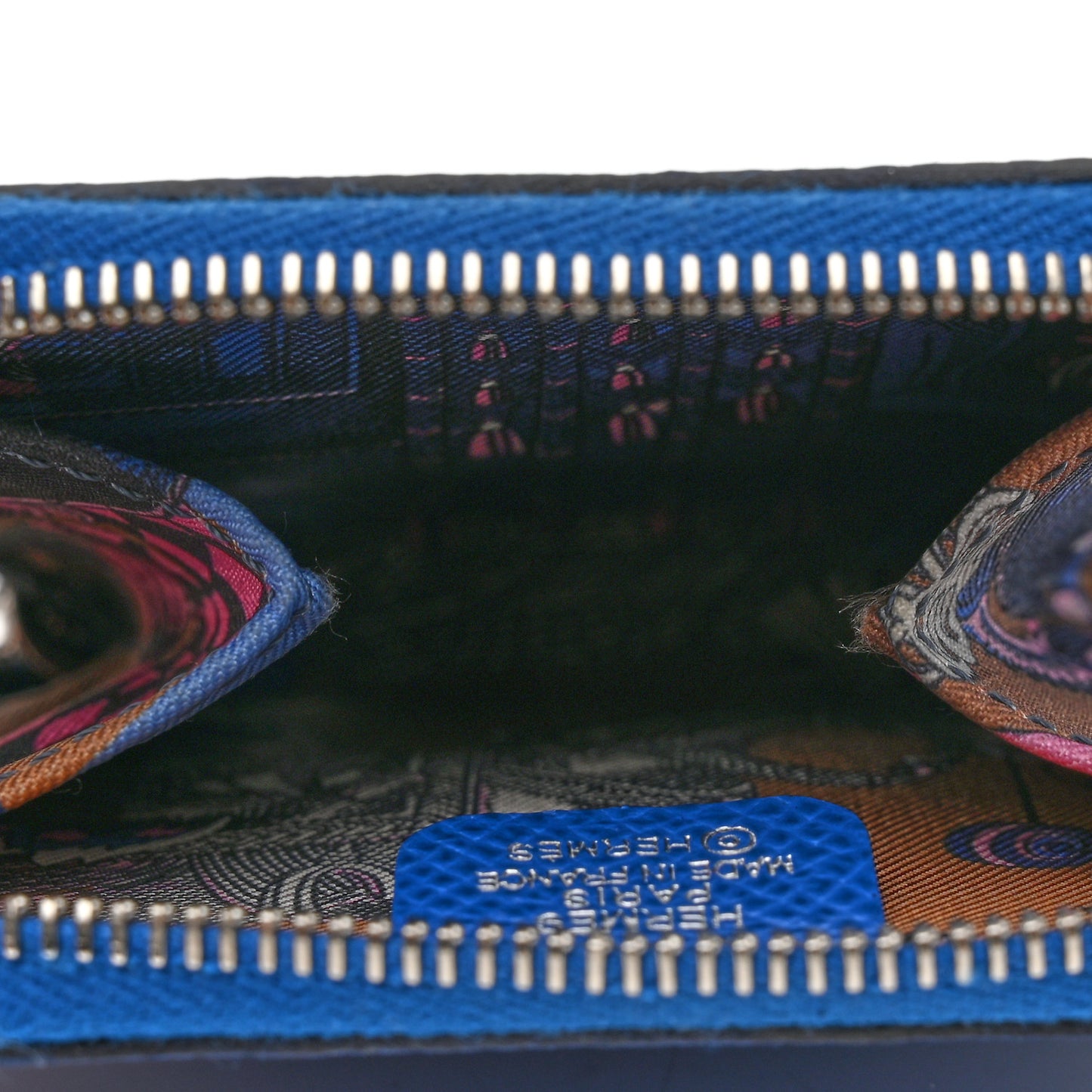 Epsom Silk'In Coin Purse Bleu Brighton