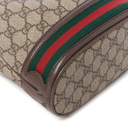 Gucci GG Supreme Monogram Web Small Ophidia Bucket Bag Brown 5 of 8