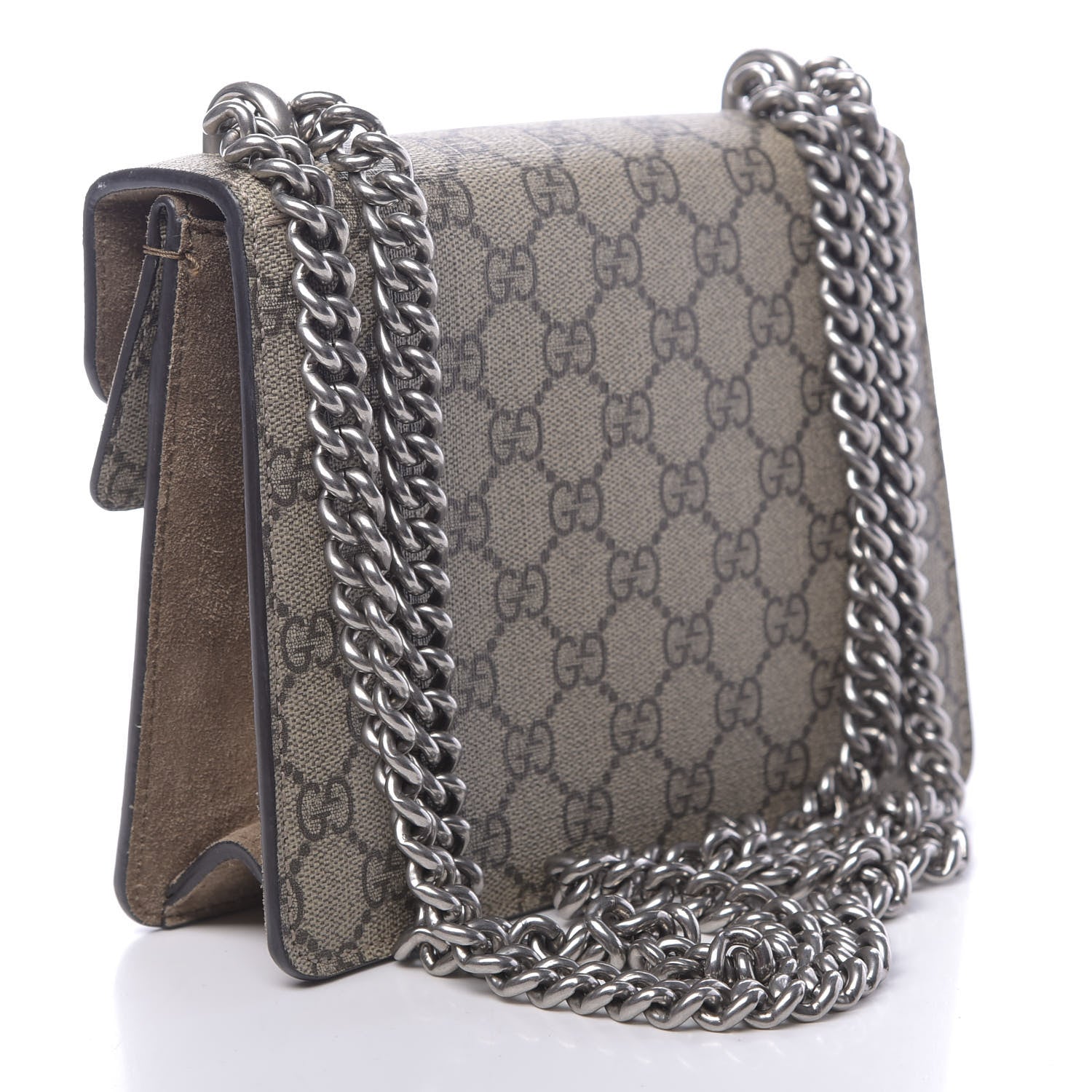Gucci GG Supreme Monogram Mini Dionysus Shoulder Bag Taupe 3 of 12