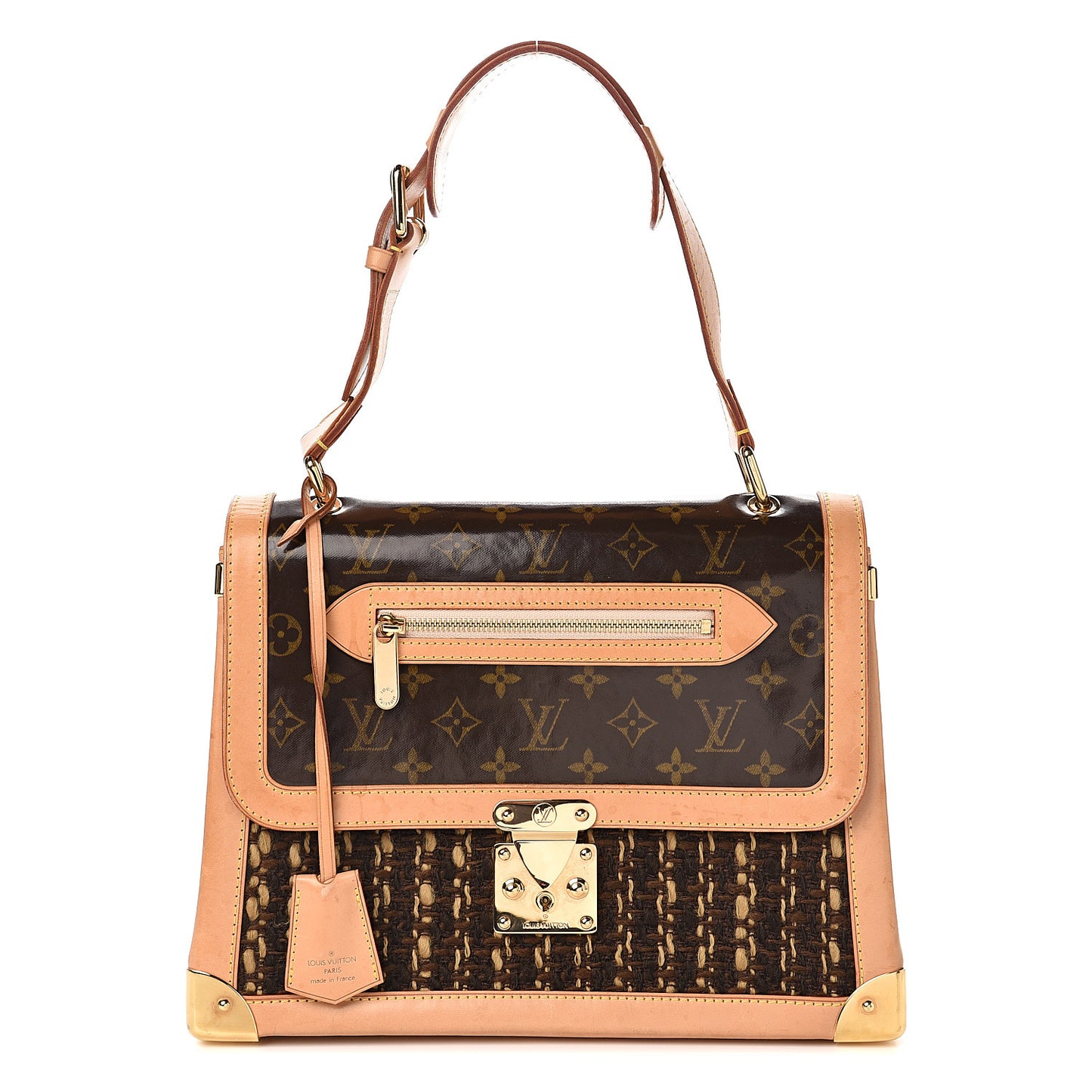 Monogram Ambre Tweedy Zip GM