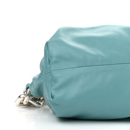 Bottega Veneta Calfskin The Pouch Chain Linloleum 9 of 12