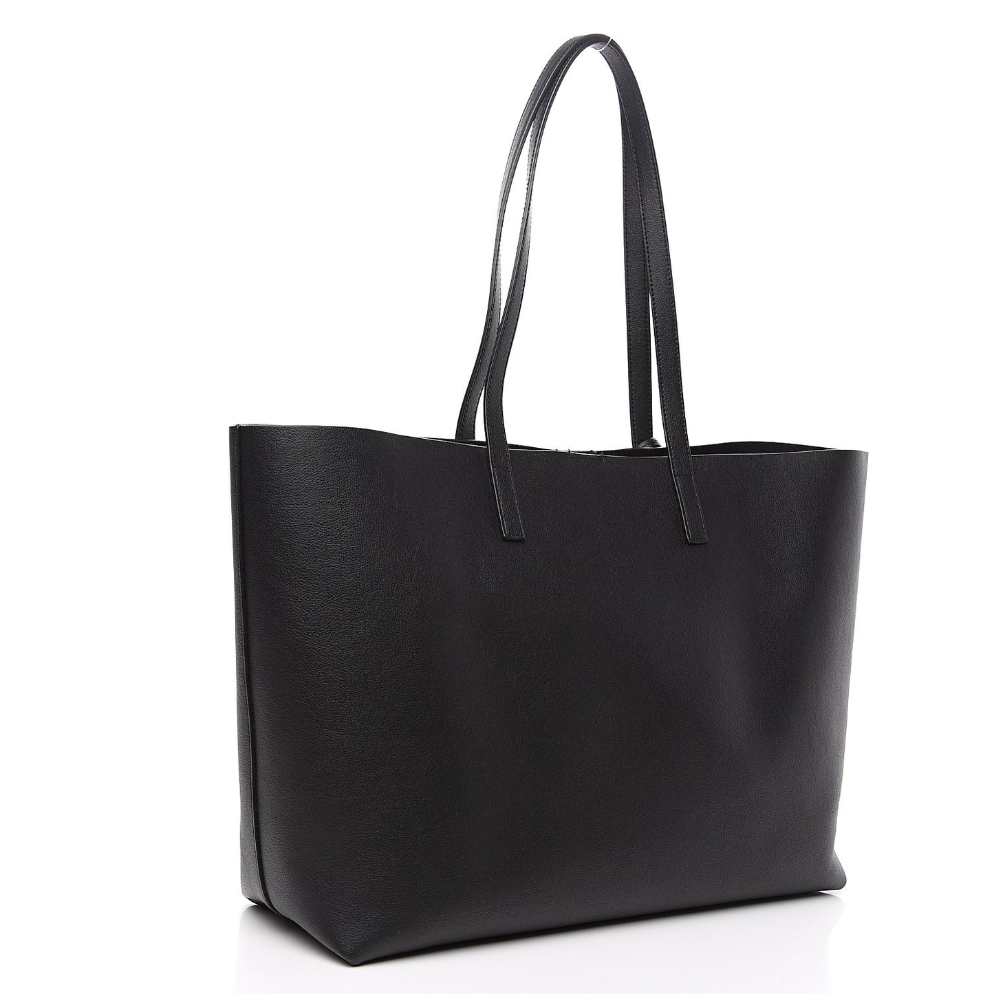 Calfskin Large Shopping Tote Black