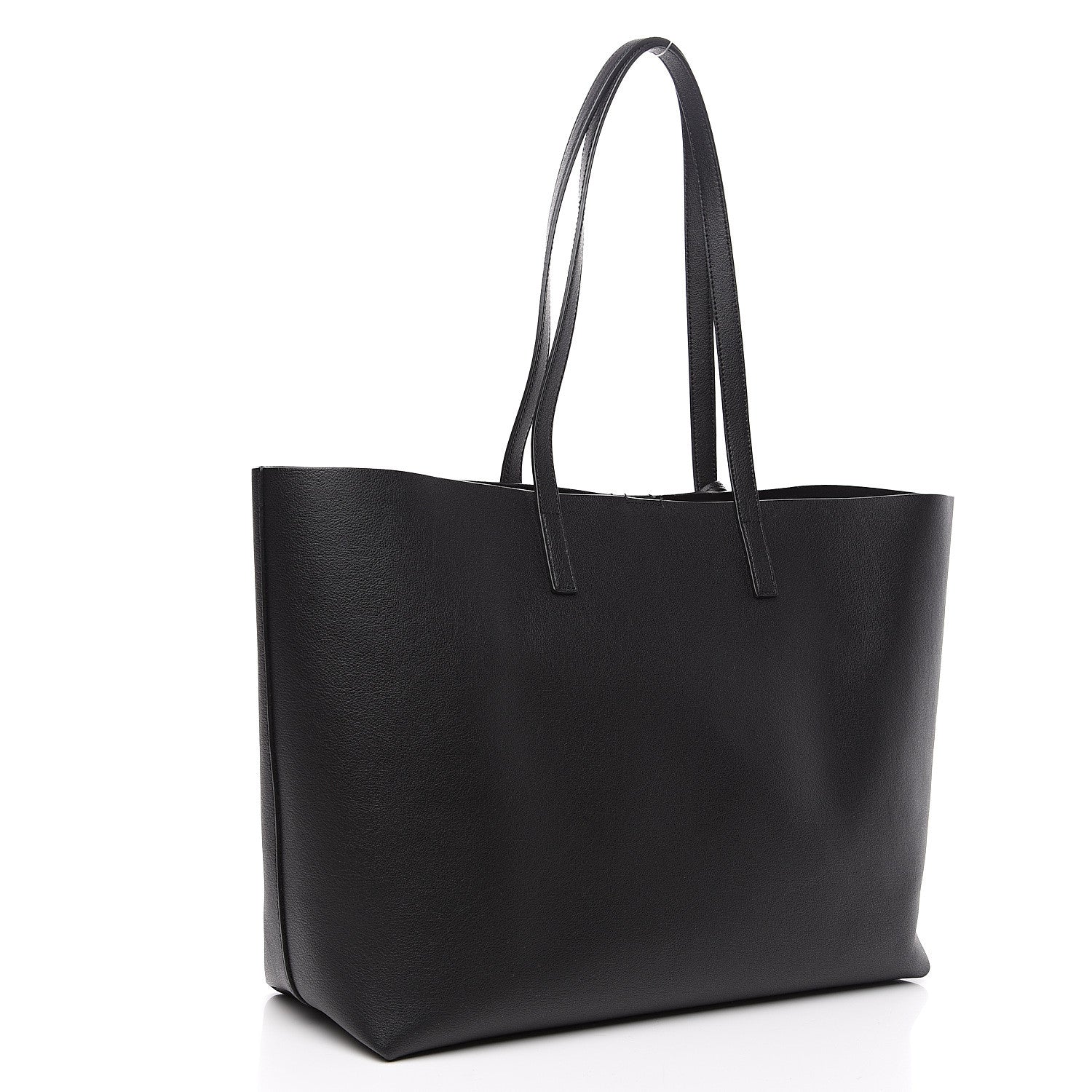 Saint Laurent Calfskin Large Shopping Tote Black 2 of 8