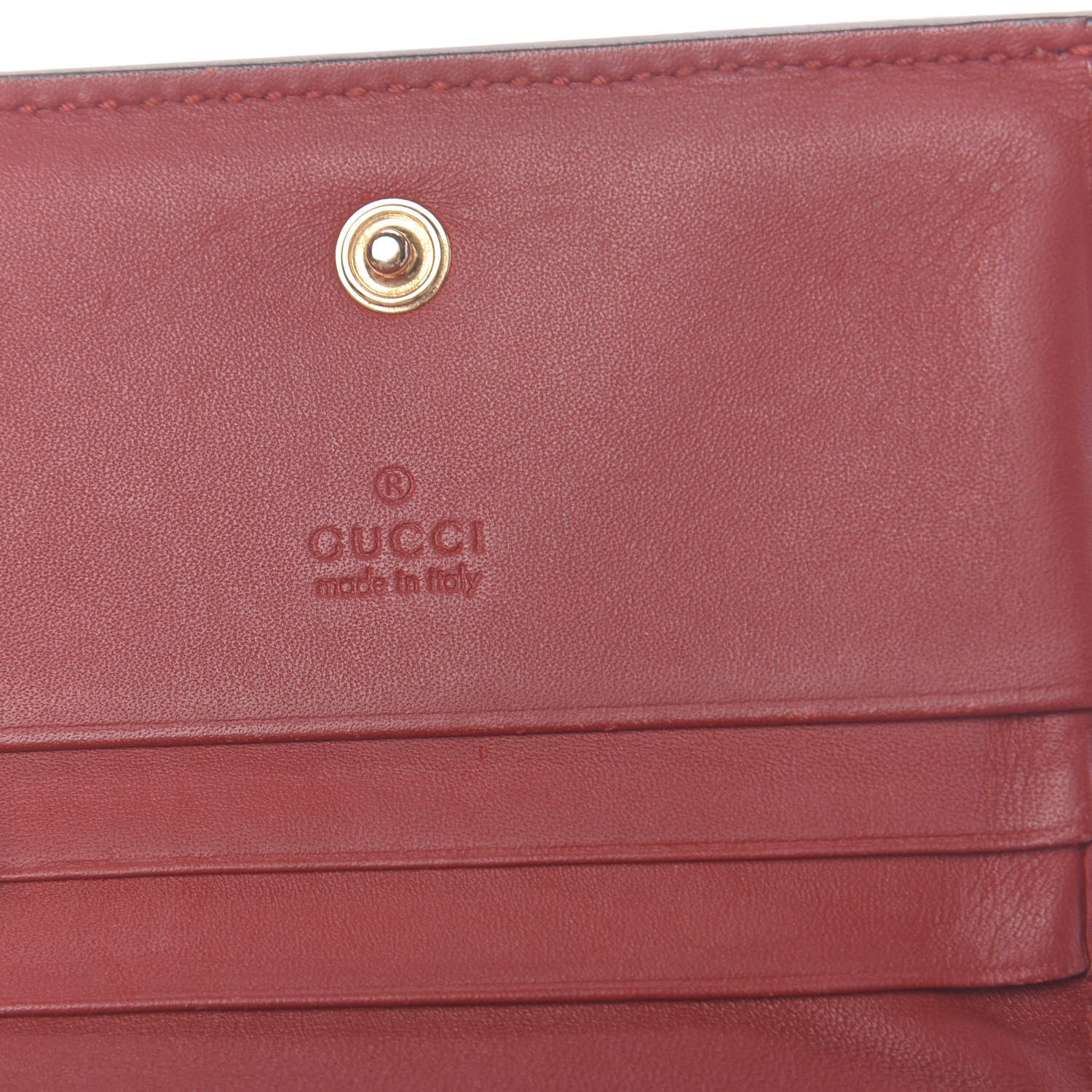 Gucci GG Supreme Monogram Blooms Card Case Beige Blue Navy Hibiscus Red 6 of 7