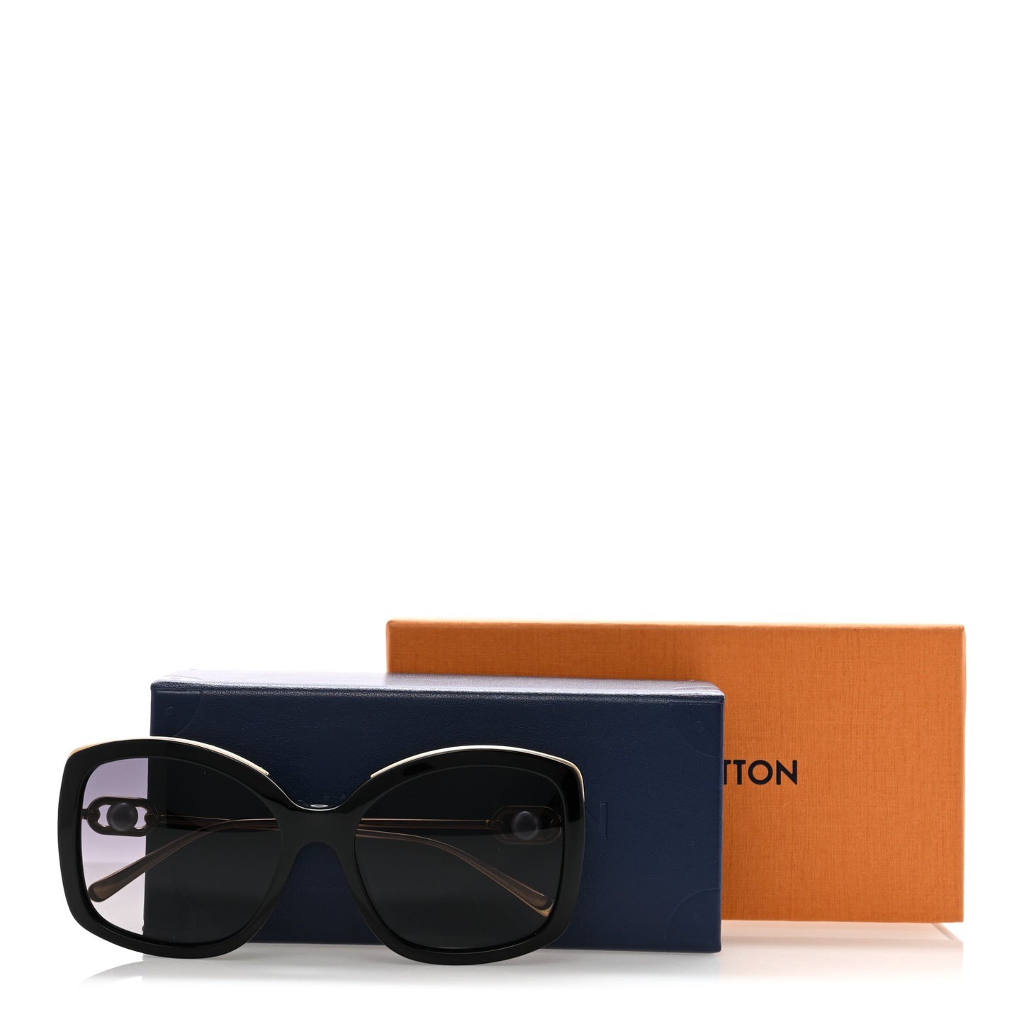 Monogram Pearl Square Z1932E Sunglasses Black