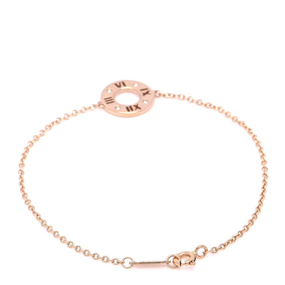 Tiffany 18K Rose Gold Diamond Atlas Pierced Bracelet 3 of 7