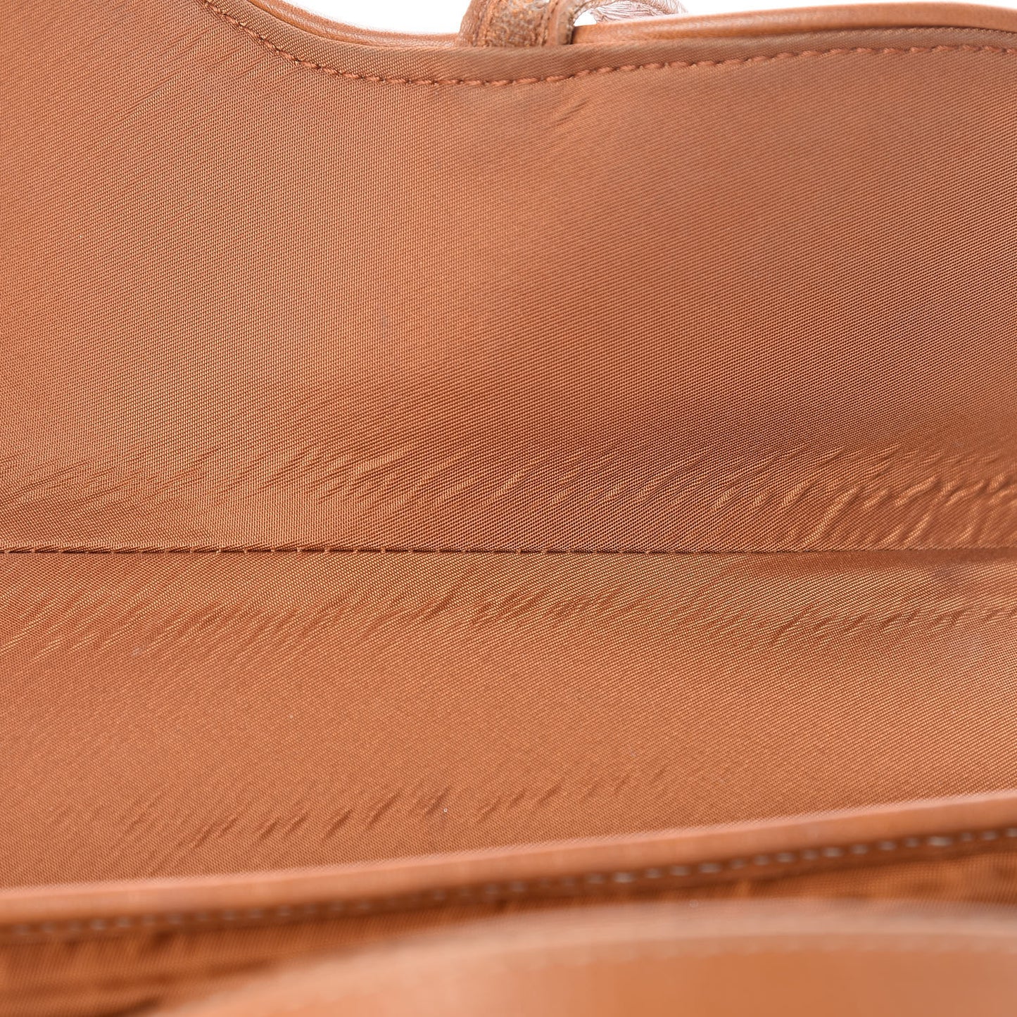 Calfskin Double Saddle Bag Brown