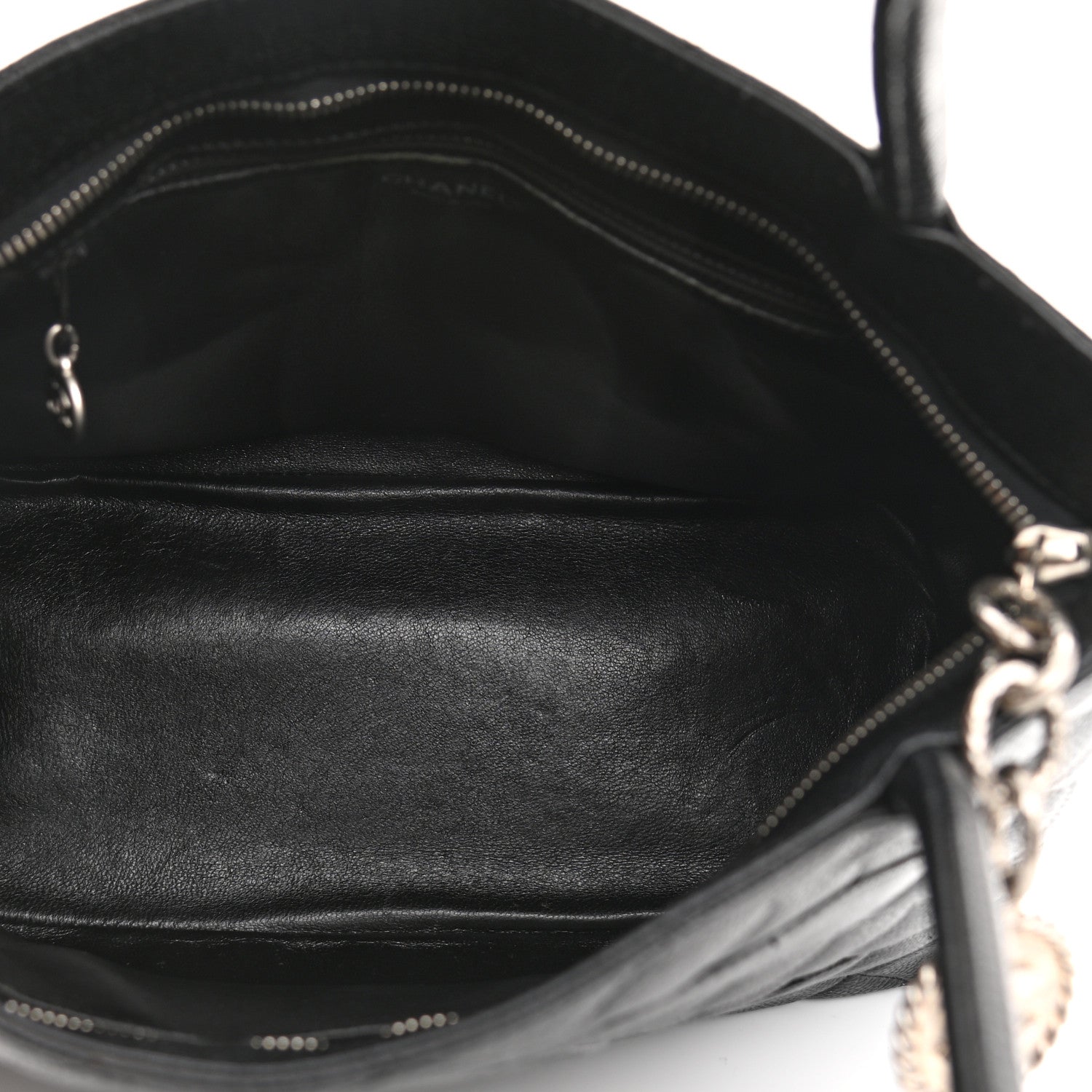 Chanel Caviar Quilted Medallion Tote Black 9 of 19